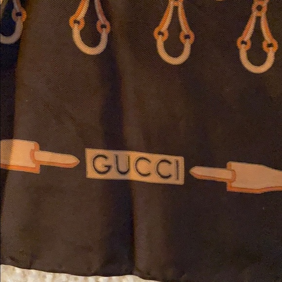 Gucci Vintage Silk Scarf - Picture 7 of 12
